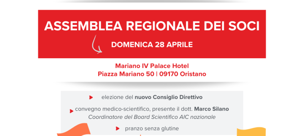 Assemblea Regionale dei Soci - 28 aprile 2024 ad Oristano