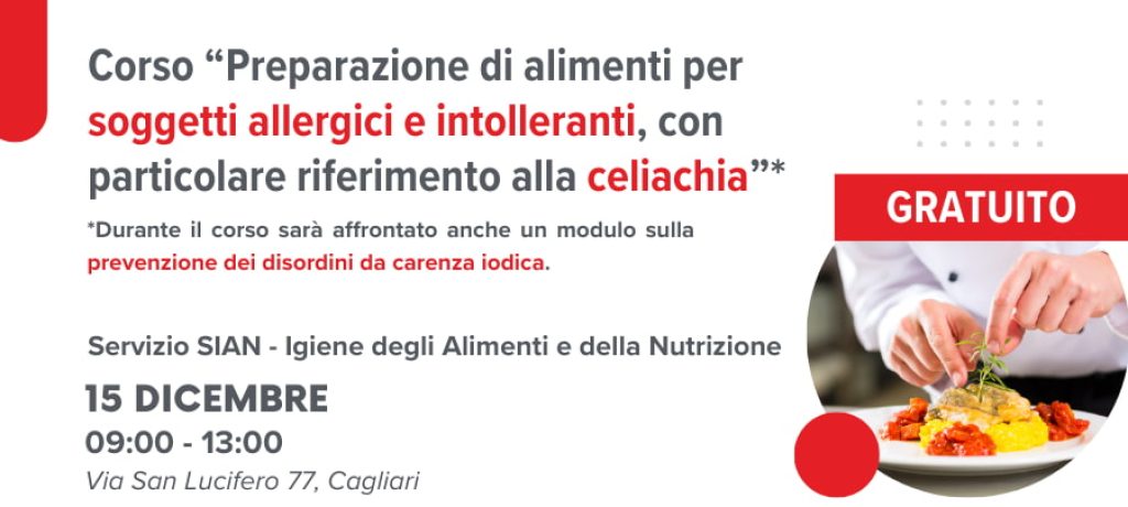 Preparazione di alimenti per soggetti allergici e/o con intolleranze, con particolare riferimento alla celiachia, e prevenzione dei disordini da carenza iodica